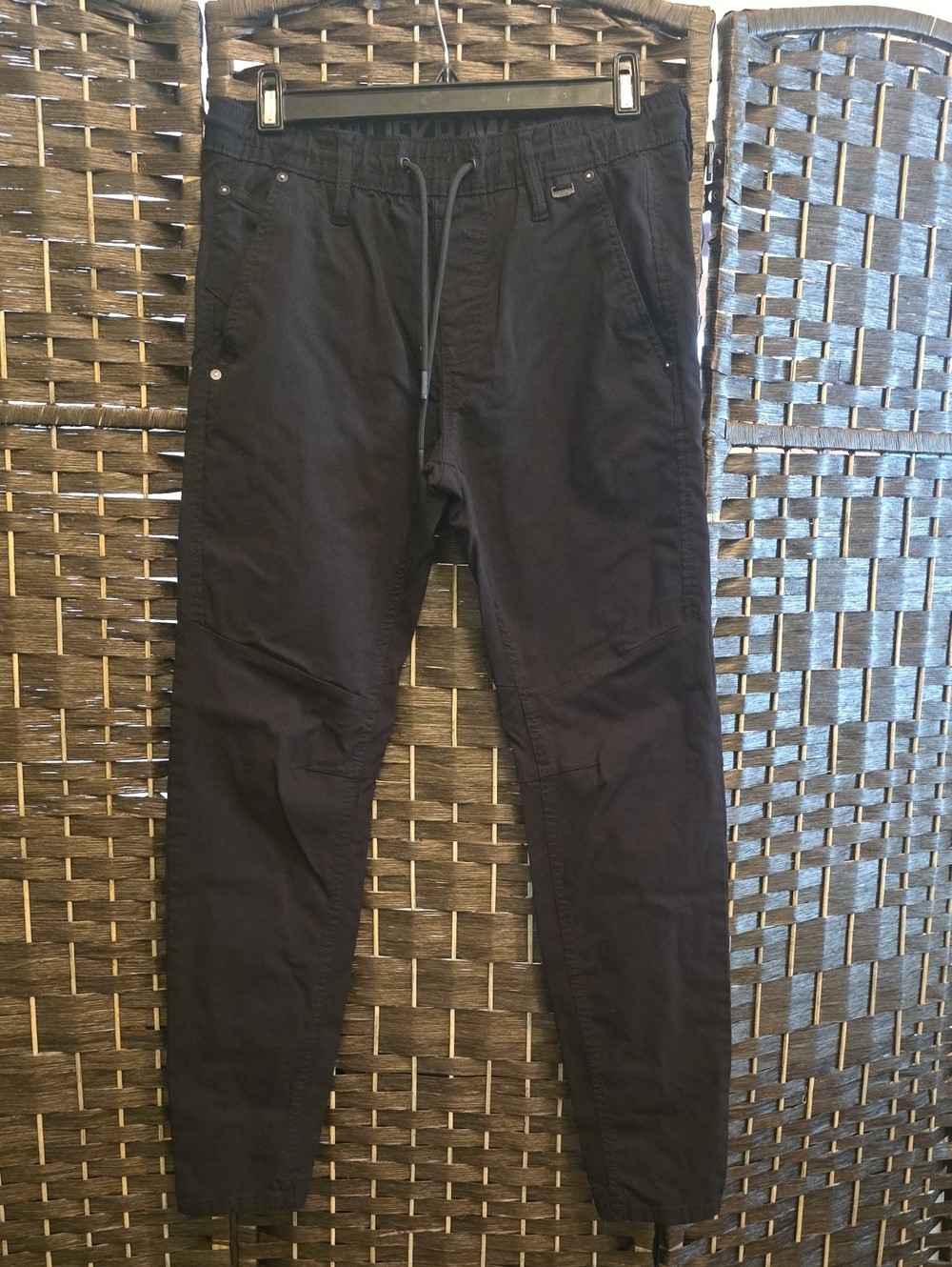 Projek Raw Men's Slim Jogger Pants, Black, Small, EUC